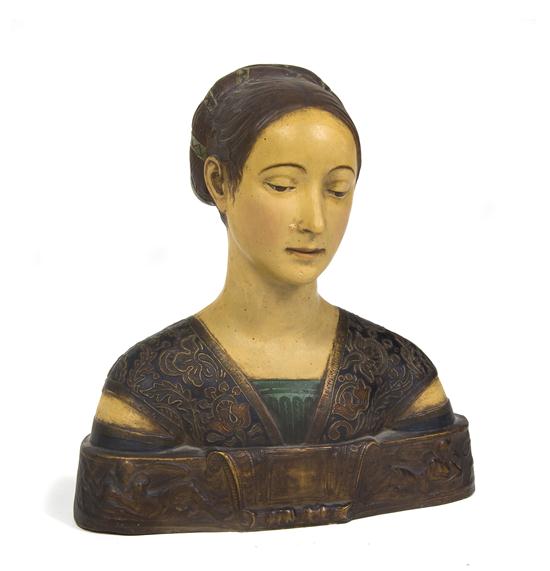 A Continental Terra Cotta Bust