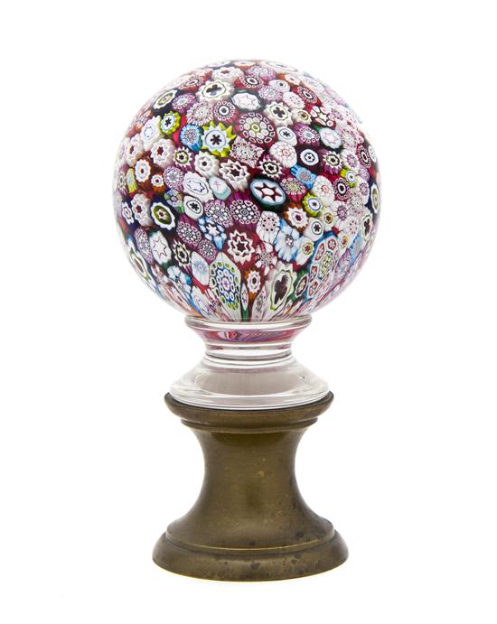 A Continental Glass Paperweight