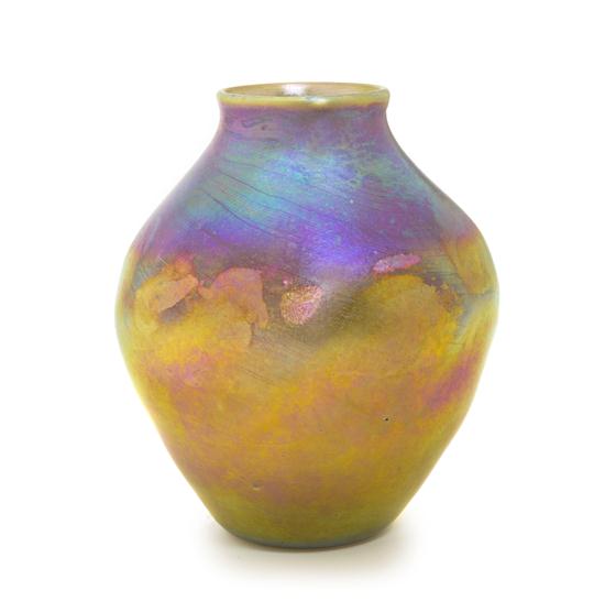 A Tiffany Favrile Glass Vase of