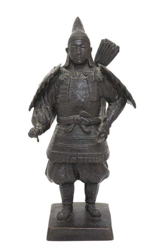A Japanese Bronze Figure depicting a