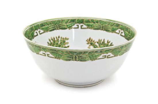 A Chinese Porcelain Bowl having green