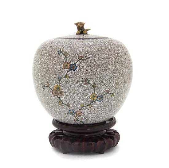 A Chinese Cloisonne Lidded Vase 150832