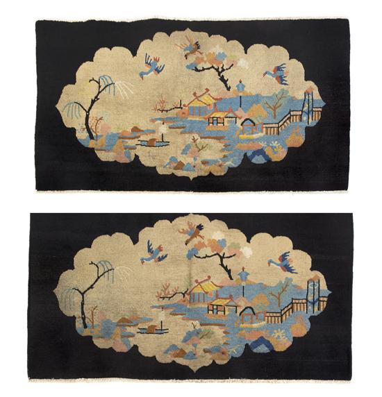 A Pair of Chinese Wool Rugs each 150853