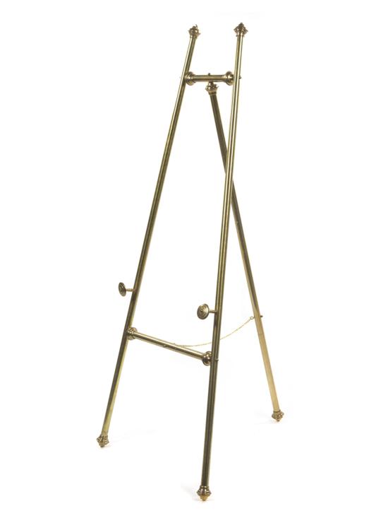  A Brass Easel of typical A frame 150b1a