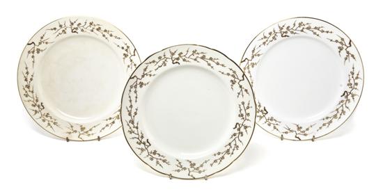 *A Set of Eleven English Dinner Plates