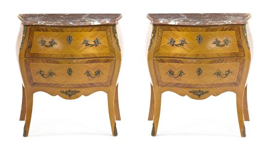*A Pair of Louis XV Style Parquetry