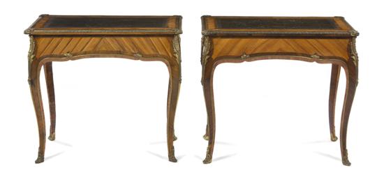 A Pair of Louis XV Style Parquetry 150b44