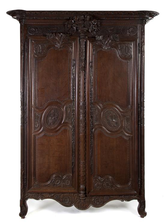 A Brittany Carved Armoire 18th 150b46