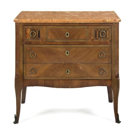 *A Louis XVI Parquetry Commode