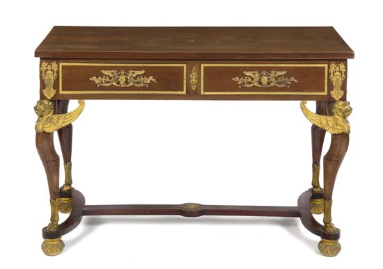 An Empire Mahogany and Gilt Bronze 150b79