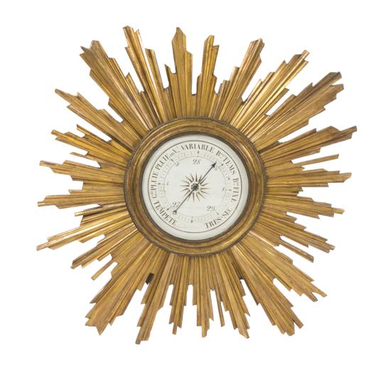 A French Giltwood Aneroid Barometer 150b88