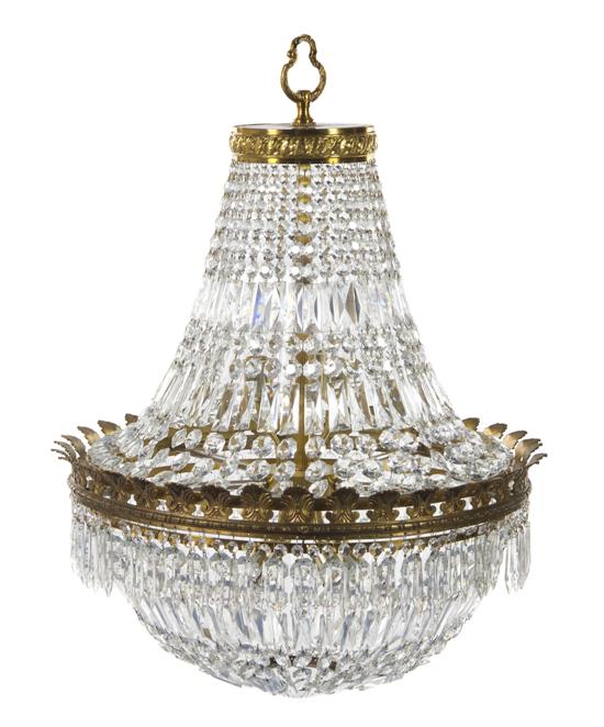 An Empire Style Gilt Bronze Eight-Light