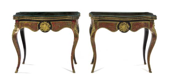 A Pair of Boulle Marquetry and 150b8f