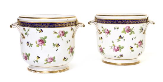 *A Pair of Sevres Style Porcelain