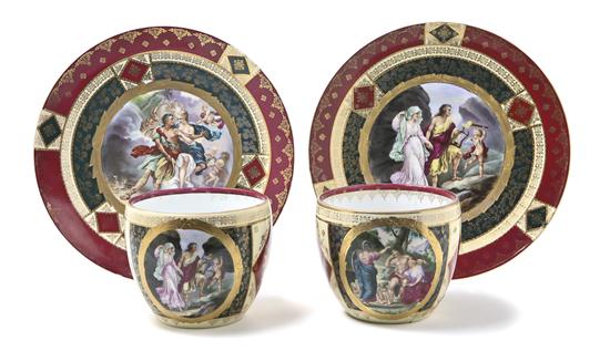  A Set of Four Royal Vienna Porcelain 150bb1