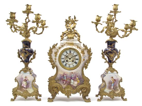 A Continental Porcelain and Gilt 150ba8