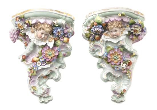 A Pair of Continental Porcelain 150bc1
