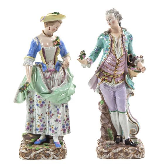 A Pair of Meissen Porcelain Figures 150bd8