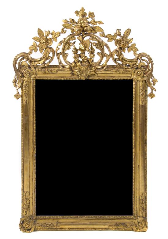 A Continental Giltwood Mirror having 150c20