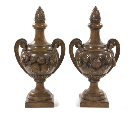 A Pair of Continental Carved Wood 150c2a