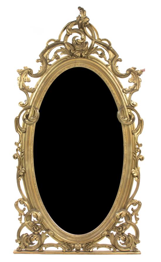 A Rococo Giltwood Overmantel Mirror 150c38