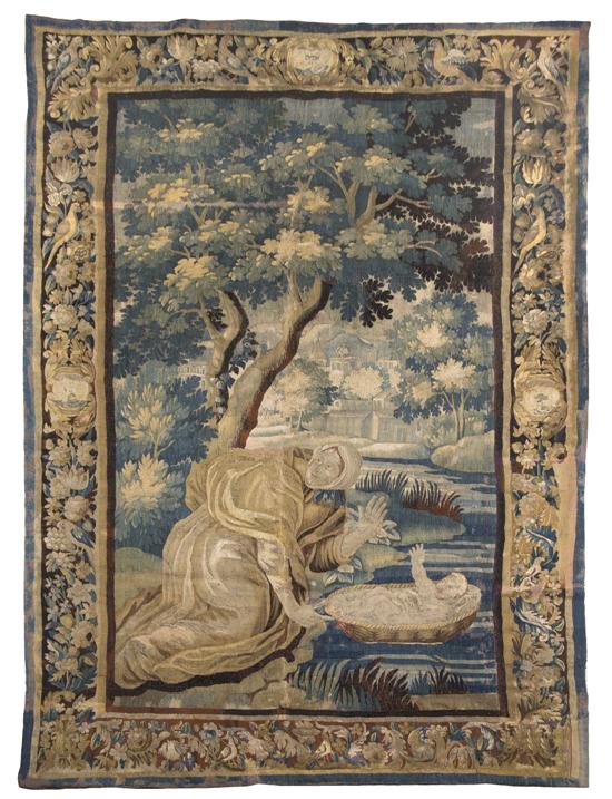 A Flemish Wool Tapestry Oudenaarde