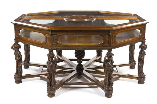 A Continental Carved Vitrine Table 150c3f