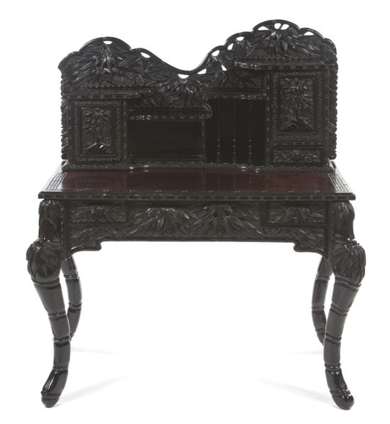  A Chinese Export Carved Desk in 150c52