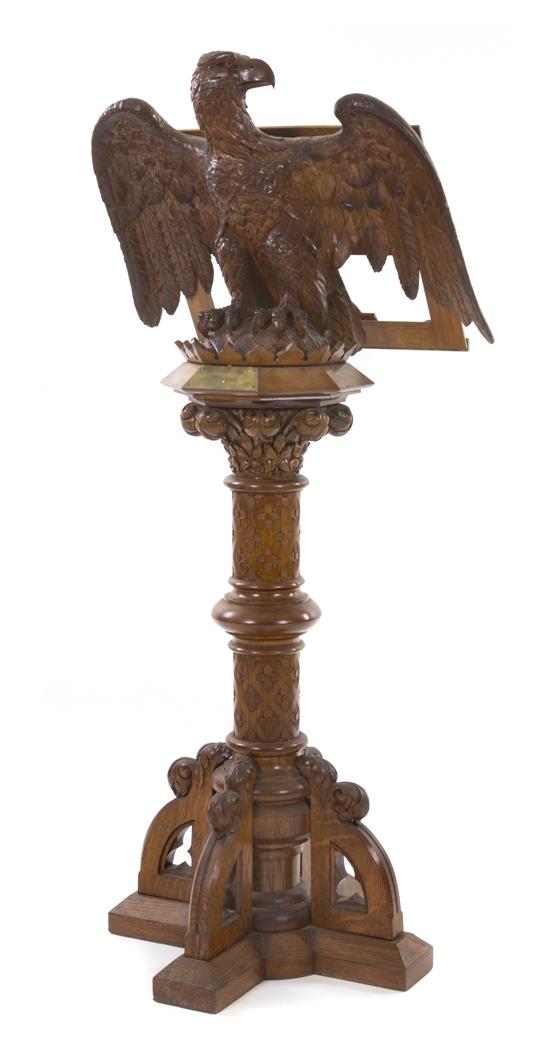 An American Carved Oak Eagle Form 150c96