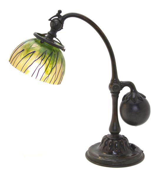 A Tiffany Studios Patinated Bronze 150cbe