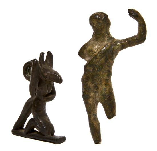 Two Cast Metal Antiquity Fragments