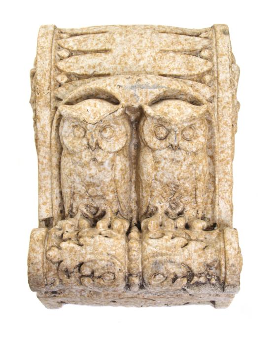 A Cast Stone Capital Fragment of 150d6a