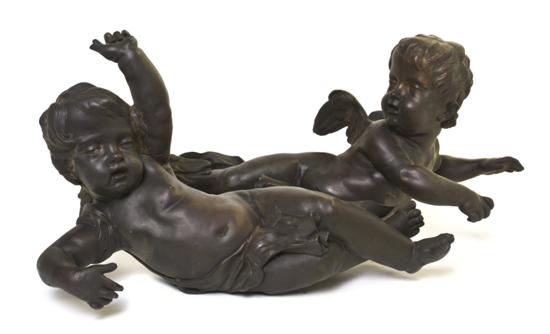 A Pair of Continental Cast Bronze