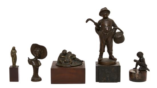 A Group of Five Continental Bronze 150d7e