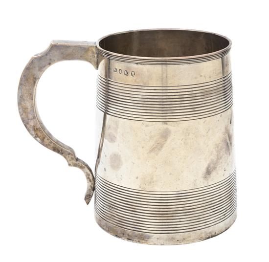 An English Silver Mug Stephen Adams