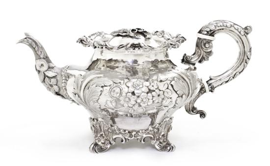 An English Silver Teapot Samuel