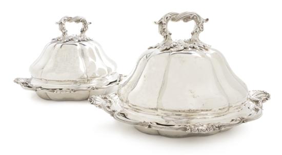 A Pair of English Silver Covered 150df3