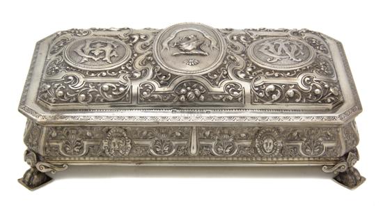 *A Scottish Silver Box Alexander & Son