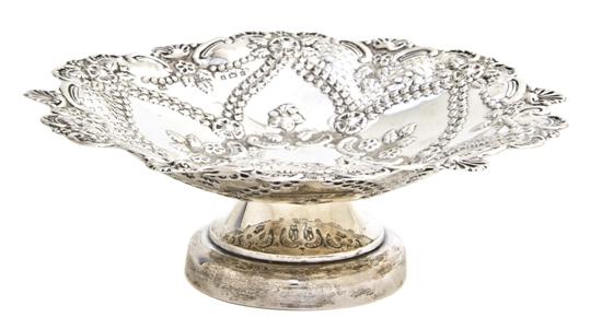 An English Silver Footed Compote