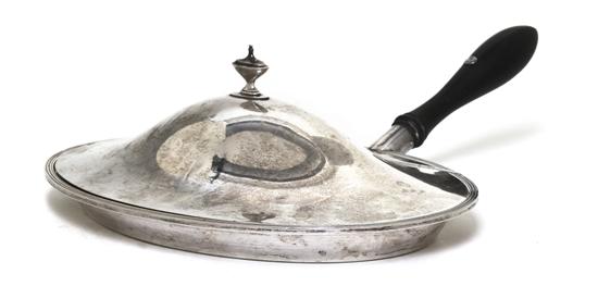  An English Silver Silent Butler 150e16