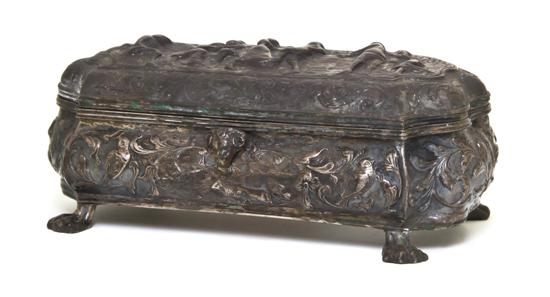  A Dutch Silver Table Casket of 150e54