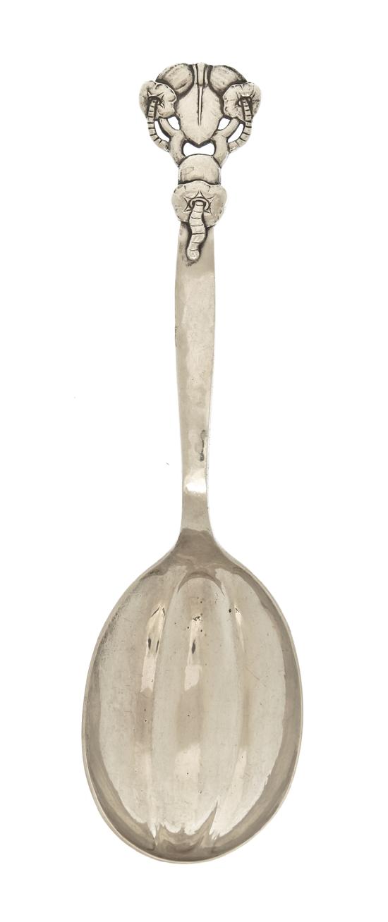  A Danish Silver Serving Spoon 150e50
