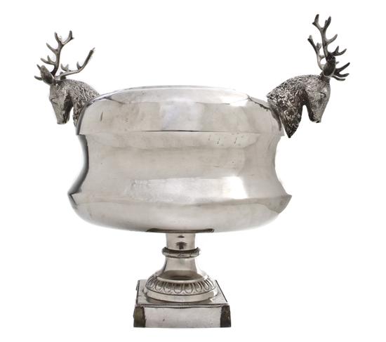 *A Continental Silverplate Footed Centerbowl