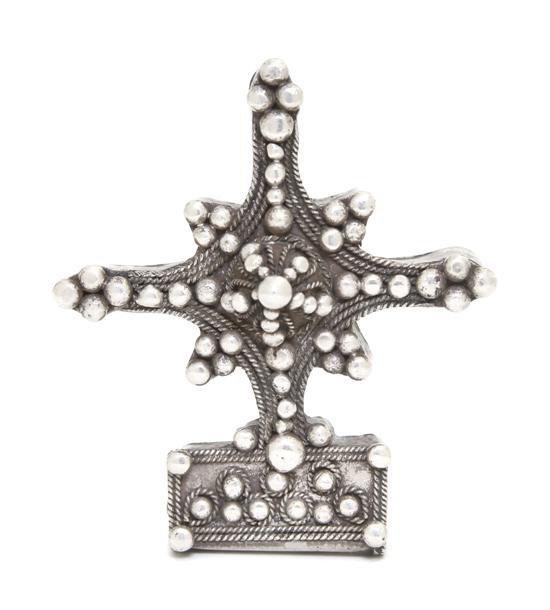 An Ethiopian Silver Pendant in 150e77