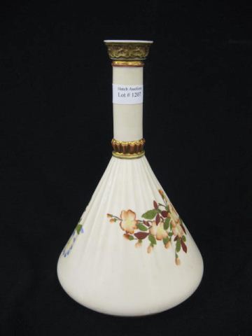 Victorian Porcelain Vase fine floral 14e79f