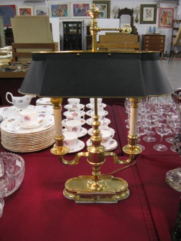 Brass Table Lamp double light torcherestyle.