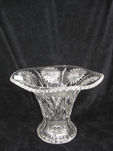 Cut Glass Vase brilliant period