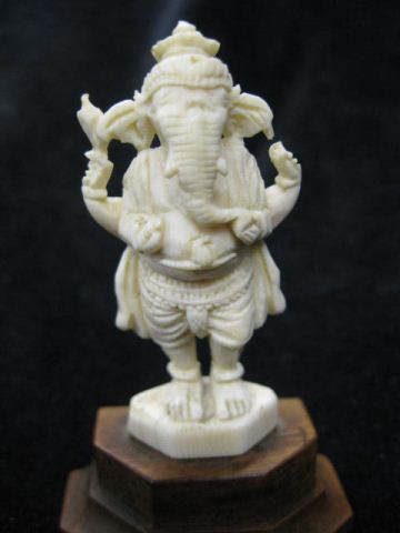 Carved Ivory Figurine of a goddesselephant