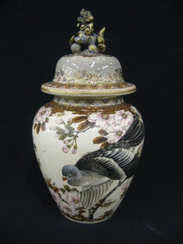 Japanese Satsuma Pottery Temple 14e7db