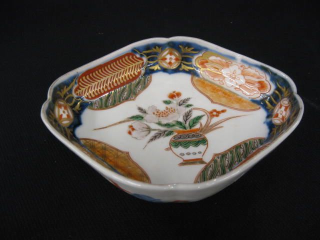 Japanese Imari Porcelain Dish oval 14e7d8